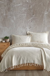 L'essentiel linge de maison Berlino - Ecru